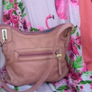 Stone mountain dusty rose shoulder bag